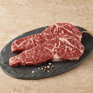 [작심밀도]횡성한우 채끝 스테이크용 500g / 1등급이상