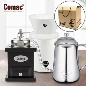 코맥 핸드밀 홈카페 풀세트 선물포장 (MC6/DN11/KS1) [핸드드립,핸드드립세트,드립커피세트,커피드리퍼,핸드드립커피,드리퍼,커피드립,커피드립세트,핸드드립커피용품]