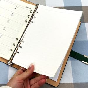 [JHQRBQPV_4A]6공 A56공속지 A5 추가 다이어리 라인 속지