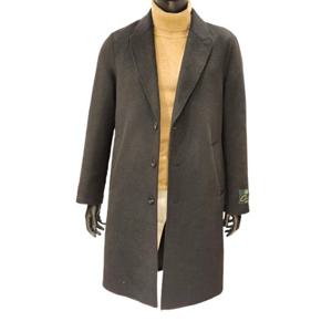 [바쏘]FW  블랙  프리미엄 카멜100  피크드라펠 핸드메이드 싱글코트BBBDCJ36ABK