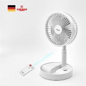 접이식 휴대용 무선충전 선풍기 KRF-R087W 7인치 캠