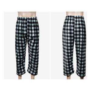 부드럽고 따뜻한 밍크극세사 남성 9부 파자마 사계절