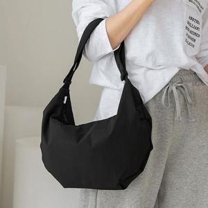 [프롬슈] 플레인 투웨이 여자숄더백 반달 크로스백