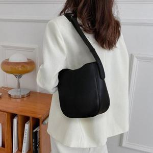 [프롬슈] 미니멀 무지패턴 여자숄더백 여성크로스백