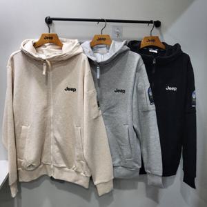 [지프]24신상남여공용 클래식핏 소매포켓 후드집업 JP3TZU001_US