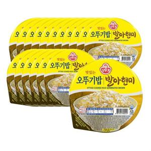 오뚜기 맛있는 오뚜기밥 발아현미 210g 18개