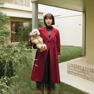 [베스띠벨리]플리츠슬리브트렌치코트 24FWN42601RE_YS