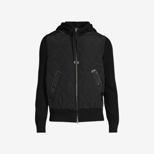 톰포드 퀼팅 후드 패딩 자켓 블랙 남성 KDY004 YMW060F24 LB999