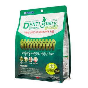 포켄스 덴티페어리 클로로필 410g SS 82P 초소형견 덴탈껌