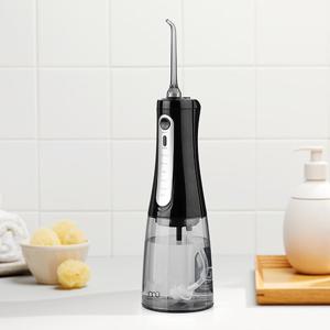 더뮤 포터블 무선 구강세정기 휴대용 물칫솔 치실 치간 세척기 MU-WP186SI (블랙)