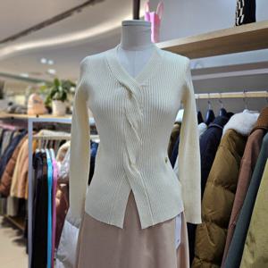 [르샵]브이넥  꼬임 골지  니트  (L1C45KPO290)_BP