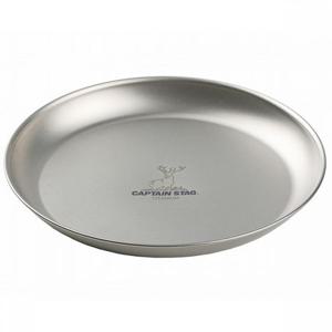 캡틴스태그 UH-4509 [야외용 접시, 19cm, 경량 티타늄, 일본산, 쓰바메산조]