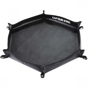 캡틴 스태그 UG-3313 [모닥불 시트, 헥사 모닥불 시트, 700C 내열성, 유리섬유, 육각형, 검은색]