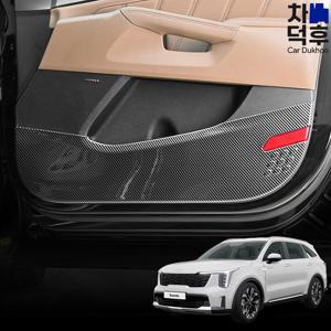 차덕후 자동차 쏘렌토 MQ4 페이스리프트 튜닝 차량용 악세사리 용품 도어커버 카본 몰딩