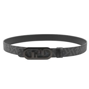 펜디 리버시블 오락 가죽 벨트 그레이 7C0475-AJF0-F1EMJ