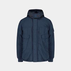 스톤아일랜드 남성 와펜패치 나슬란 TC 다운 자켓 네이비 751540633 V0020