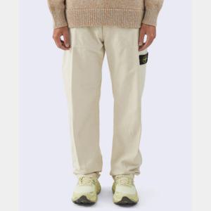 스톤아일랜드 남성 립스톤 와펜패치 개버딘 치노 팬츠 바지 베이지 791531512 V0097