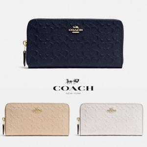 코치 COACH F54805 OS 여자 시그니쳐 가죽 아코디언 지퍼 장지갑