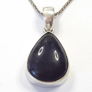 [블루케이] 엔틱러프 자수정 원석목걸이241202-05