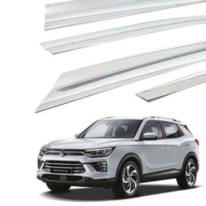 뷰티풀코란도 크롬 썬바이저 차량용 윈도우 진흥 6P