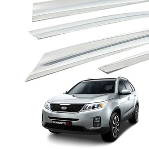 뉴/쏘렌토R 크롬 썬바이저 차량용 윈도우 진흥 4P