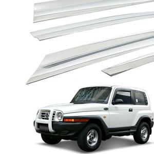 뉴코란도 크롬 썬바이저 차량용 윈도우 창문 진흥 2P