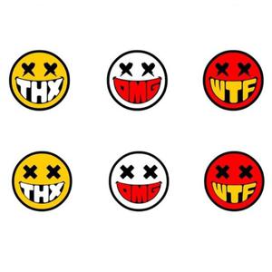 자동차 스티커 차량 사이드 데칼 튜닝 스마일