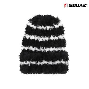[스콰즈]스콰즈 단가라 비니 털모자 패션모자 겨울 모자 SMO098