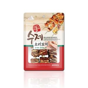 펫스토리 수제 오리꼬치 90g
