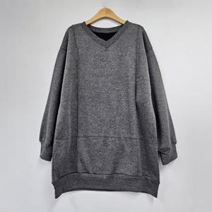 아이우먼 아틀란핀탁브이넥맨투맨 EMT373M412 빅사이즈