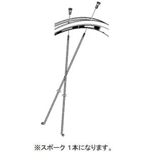 시마노 Y0123Z865 [WH-R501 스포크 (286mm)]