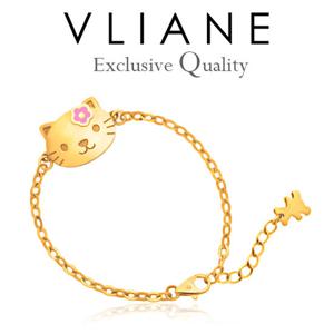 [브리앙] 18K 우리 야옹이 아기 팔찌 (미아방지,돌잔치,돌선물)