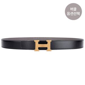 에르메스벨트 H로고 양면 블랙+에땅 / 프리미엄
