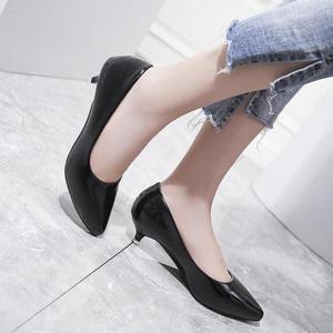펌프스 에나멜 5cm 힐 기본장장구두 LK-P219A