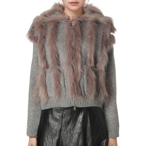 [르니앤맥코이(여성)]시크퍼 트리밍 집업가디건 MM01KJ500HJZ