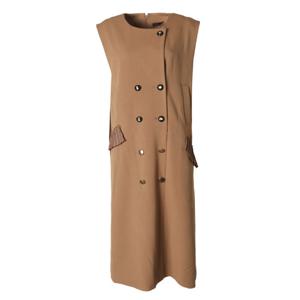 [막스까르띠지오]쉬폰주름패치롱베스트DM244VL11A