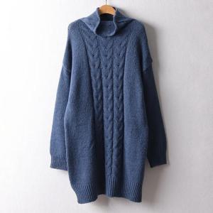 아이우먼 울돌돌이폴라롱티셔츠 RMF806M412 빅사이즈