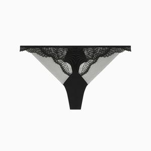 [캘빈클라인언더웨어]여성 CK 블랙 지오 레이스 T팬티 QF7910-UB1