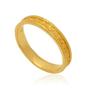 여자 순금 반지 3.75g [미니장미 라이닝]