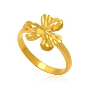 여자 순금 반지 3.75g [세잎클로버]