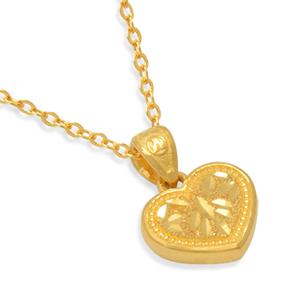 순금 목걸이 7.5g 24K [컷팅 통통하트]