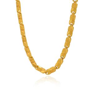 남자 순금 목걸이 26.25g 24K [대나무 하프라인] 체인 디자인