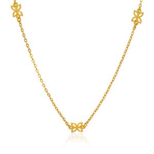 [골드모아] 여자 순금 목걸이 3.75g [미니 포인트 나비]