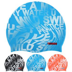 토네이도 수모 실리콘 수영모자 스웻