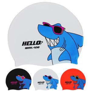 토네이도 수모 실리콘 수영모자 헬로샤크