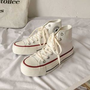 캔버스 하이 슈즈 여해 편한 데일리 슈즈 새학기 코디