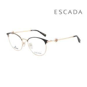 (국내당일발송) 에스까다 안경테 VES C72F 52009A 라운드 티타늄 남자 여자 안경