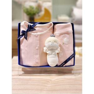 압소바 HK(예쁜아가내의)리카 슬림 내의 딸랑이세트(25년봄신상) (A62A10324)