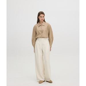 올리브데올리브 (OW4WLA79) 투핀턱디테일 와이드핏팬츠 OLIVE  DES  OLIVE