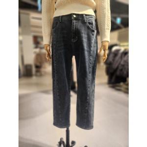 [코데즈컴바인] (CJD-DP002WB) 기모 절개 배기 데님팬츠